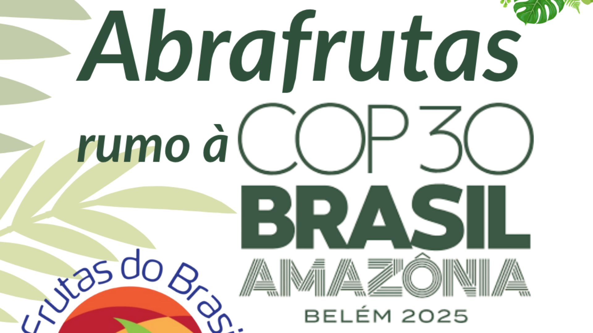 [Parceiro: Abrafrutas] Correalizadora do GAF, Abrafrutas destaca o protagonismo da fruticultura brasileira no agronegócio sustentável na COP30